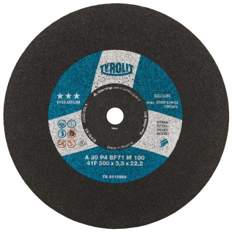 Meule à tronçonner PREMIUM 41 -diamètre 350 mm -