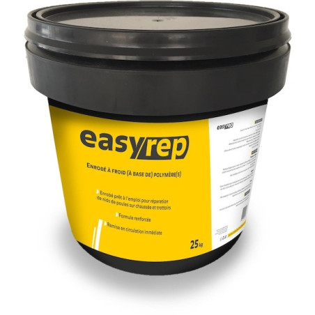 Enrobé à froid EASYREP noir - seau de 25 kg