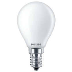 Lampe LED lustre P45 dépoli...