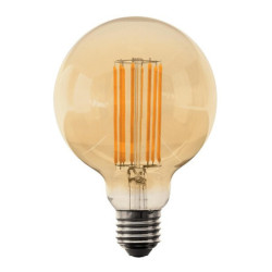 Lampe LED globe vintage à...