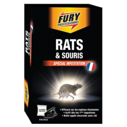 Granulés rats et souris Fury