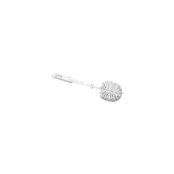 Brosse WC boule en nylon blanc