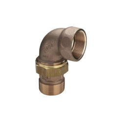 Coude bronze 90° union M/F...