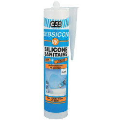 Mastic sanitaire silicone...