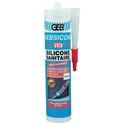 Mastic sanitaire silicone...