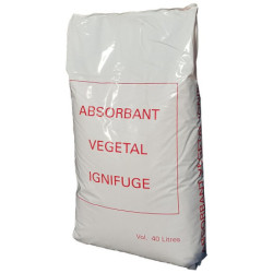 Absorbant végétal ignifugé...